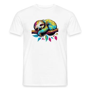Paresse - T-shirt homme - blanc - Devant - AI Model Male 178 dark (178cm)