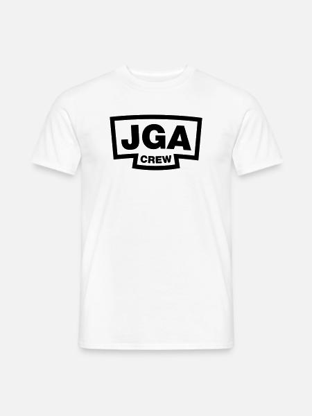 JGA Crew - Emblem - Männer T-Shirt - Weiß