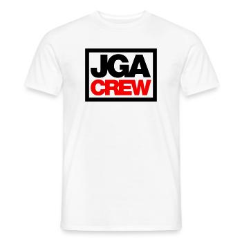 Bachelor Party Crew - Emblem - Men's T-Shirt - white - Front - AI Model Male 178 dark (178cm)