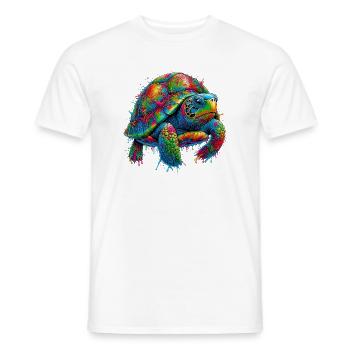 Turtle - Men's T-Shirt - white - Front - AI Model Male 178 dark (178cm)