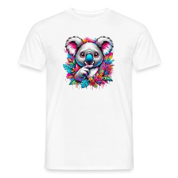 Koala - T-shirt homme - blanc - Devant - AI Model Male 178 dark (178cm)