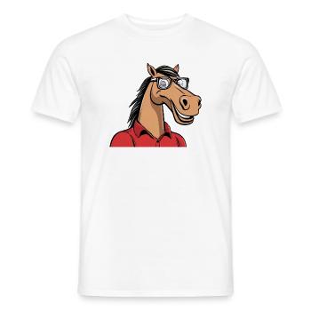 Logo de Twent-Tees ! - T-shirt homme - blanc - Devant - AI Model Male 178 dark (178cm)