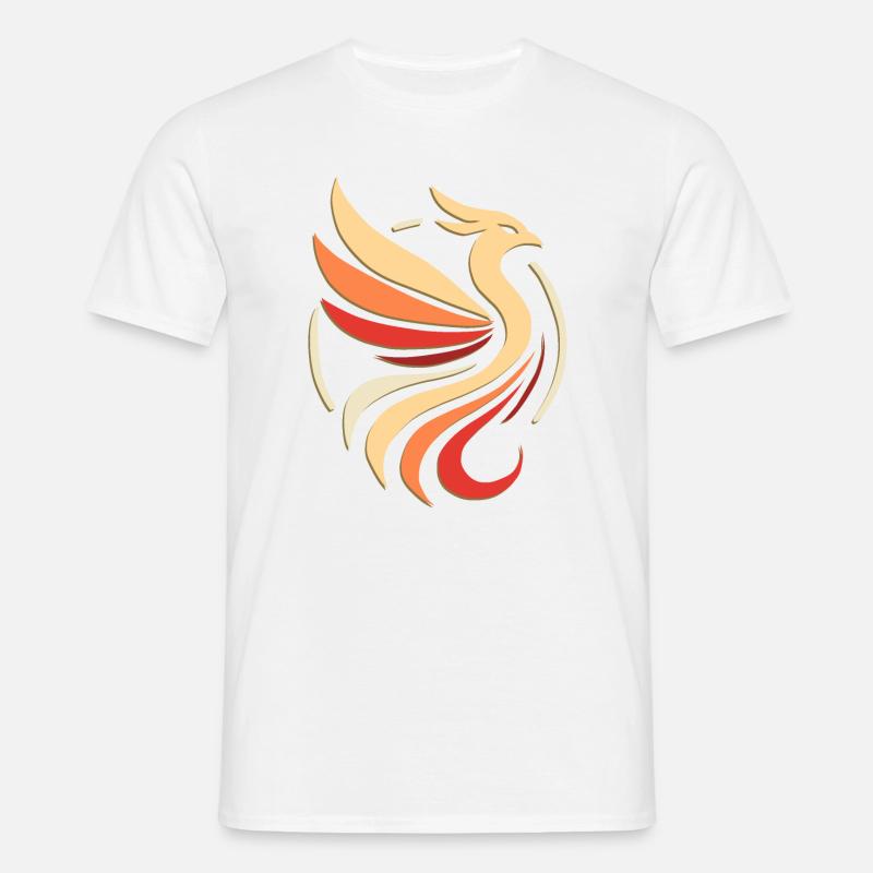 Phönix - Männer T-Shirt - Weiß