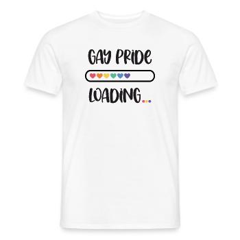 LGBTQ Pride Month - Gay Pride. Laden - Männer T-Shirt - Weiß - Vorne - AI Model Male 178 dark (178cm)