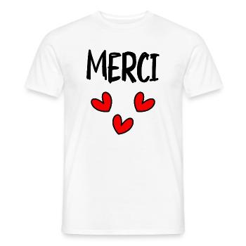 MISTRESS. THANK YOU. THANK YOU MISTRESS. GIFT - Men's T-Shirt - white - Front - AI Model Male 178 dark (178cm)