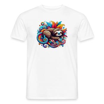 Paresse - T-shirt homme - blanc - Devant - AI Model Male 178 dark (178cm)