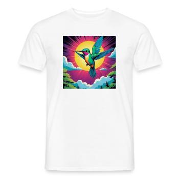 Hummingbird - Männer T-Shirt - Weiß - Vorne - AI Model Male 178 dark (178cm)