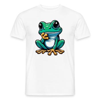 Grenouille - T-shirt homme - blanc - Devant - AI Model Male 178 dark (178cm)