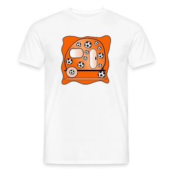 Holiday Camping - Football Football Player - Men's T-Shirt - white - Front - AI Model Male 178 dark (178cm)