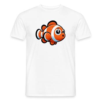Clownfische - Männer T-Shirt - Weiß - Vorne - AI Model Male 178 dark (178cm)