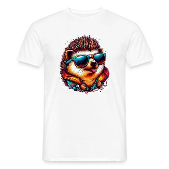 Hérisson - T-shirt homme - blanc - Devant - AI Model Male 178 dark (178cm)