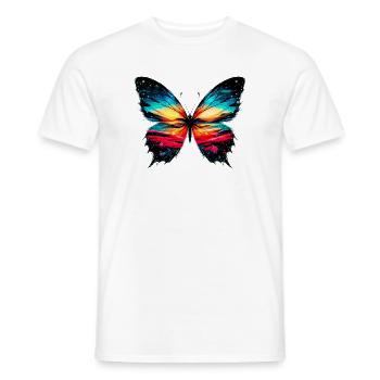 Schmetterling - Männer T-Shirt - Weiß - Vorne - AI Model Male 178 dark (178cm)