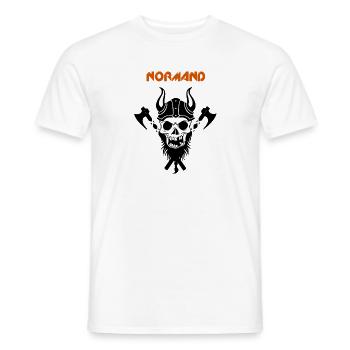 Normannisch - Männer T-Shirt - Weiß - Vorne - AI Model Male 178 dark (178cm)