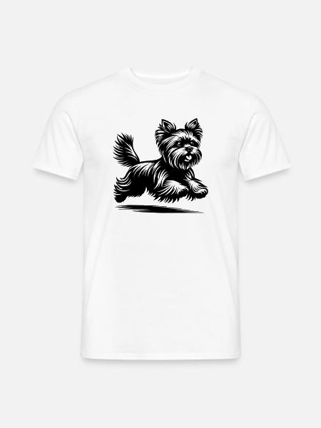 Yorkshire Terrier - T-shirt homme - blanc