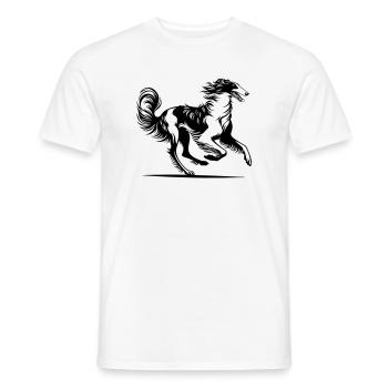 Barsoi - Männer T-Shirt - Weiß - Vorne - AI Model Male 178 dark (178cm)