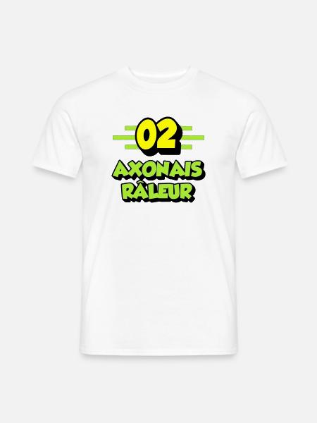 Axonais râleur - T-shirt homme - blanc