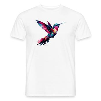 Colibri - T-shirt homme - blanc - Devant - AI Model Male 178 dark (178cm)