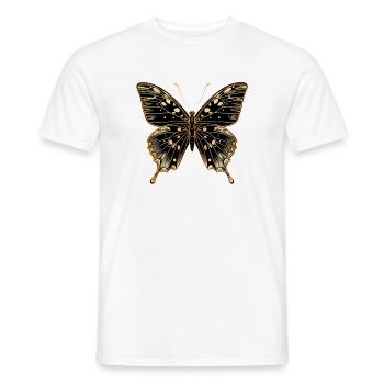 Butterfly Wings Colorful Butterfly Butterflies - Men's T-Shirt - white - Front - AI Model Male 178 dark (178cm)