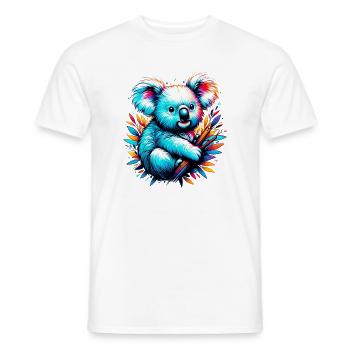Koala - Männer T-Shirt - Weiß - Vorne - AI Model Male 178 dark (178cm)