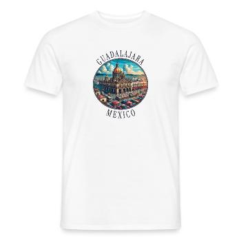 Guadalajara Mexiko Reise Design - Männer T-Shirt - Weiß - Vorne - AI Model Male 178 dark (178cm)
