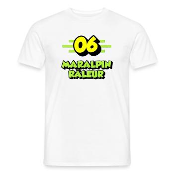 Complaining Maralpin - Men's T-Shirt - white - Front - AI Model Male 178 dark (178cm)