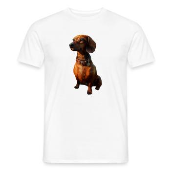 Dachshund, Dachshund, Miniature Dachshund, Dachshund Club, Dachshund - Men's T-Shirt - white - Front - AI Model Male 178 dark (178cm)