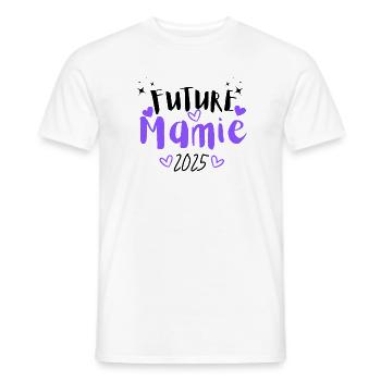 Future Mamie 2025 - T-shirt homme - blanc - Devant - AI Model Male 178 dark (178cm)