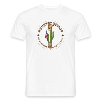 Country Spirit - Men's T-Shirt - white - Front - AI Model Male 178 dark (178cm)