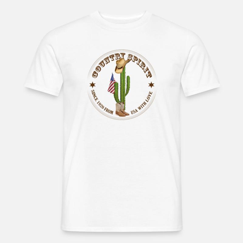 Ländlicher Geist - Männer T-Shirt - Weiß