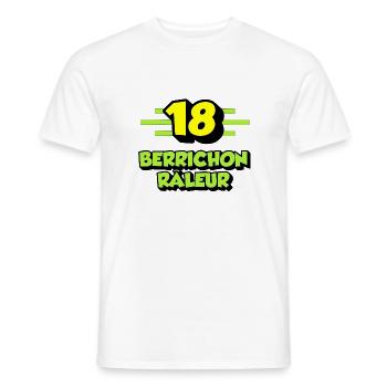 Complaining Berrichon - Men's T-Shirt - white - Front - AI Model Male 178 dark (178cm)