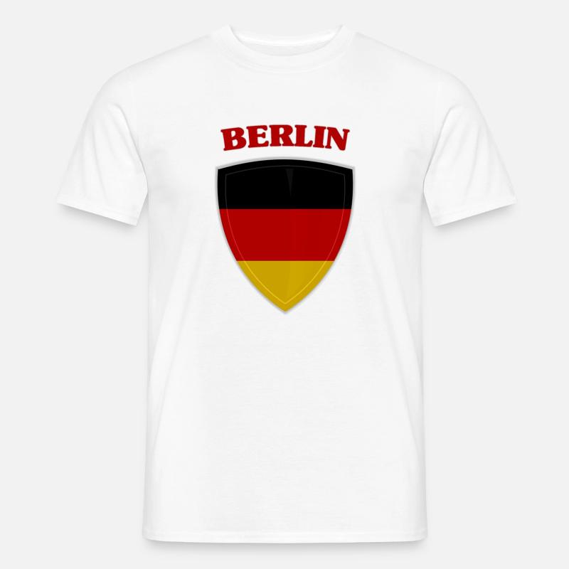 Berlin - Männer T-Shirt - Weiß