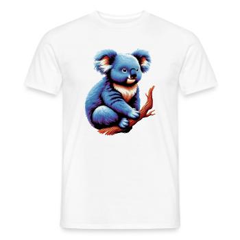 Koala - Men's T-Shirt - white - Front - AI Model Male 178 dark (178cm)