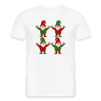 Nains gnomes - T-shirt homme - blanc - Devant - AI Model Male 178 dark (178cm)