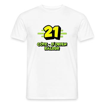 Côte d'orien râleur - T-shirt homme - blanc - Devant - AI Model Male 178 dark (178cm)