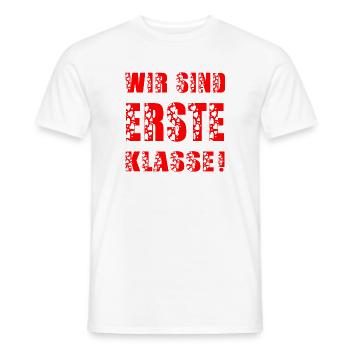 EINSCHULUNG SCHULANFANG GRUNDSCHULE - Männer T-Shirt - Weiß - Vorne - AI Model Male 178 dark (178cm)