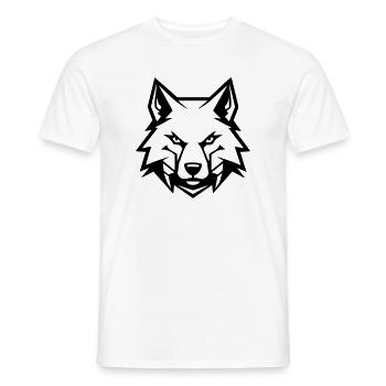 Bad Wolf - Men's T-Shirt - white - Front - AI Model Male 178 dark (178cm)