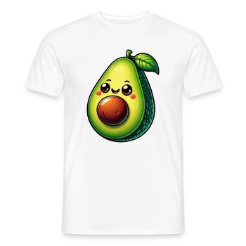 Avocado - Men's T-Shirt - white - Front - AI Model Male 178 dark (178cm)