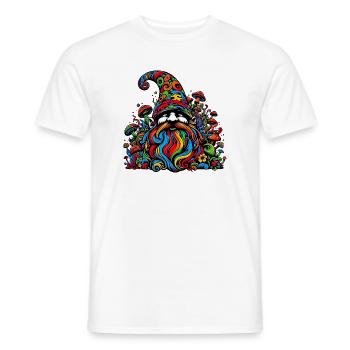 Gnome - Men's T-Shirt - white - Front - AI Model Male 178 dark (178cm)