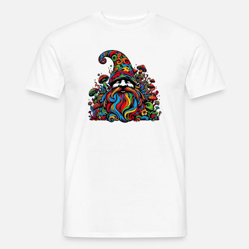 Gnom - Männer T-Shirt - Weiß