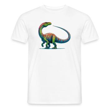 Dinosaur - Men's T-Shirt - white - Front - AI Model Male 178 dark (178cm)