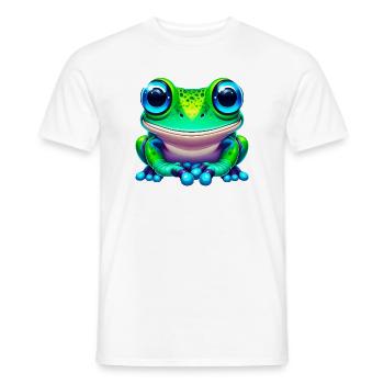 Grenouille - T-shirt homme - blanc - Devant - AI Model Male 178 dark (178cm)