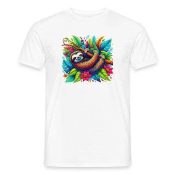 Paresse - T-shirt homme - blanc - Devant - AI Model Male 178 dark (178cm)