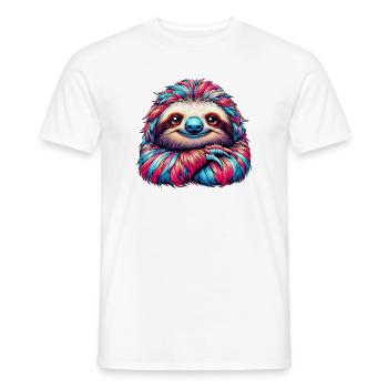 Paresse - T-shirt homme - blanc - Devant - AI Model Male 178 dark (178cm)
