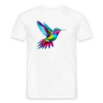 Colibri - T-shirt homme - blanc - Devant - AI Model Male 178 dark (178cm)