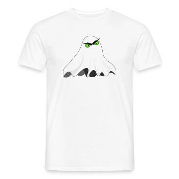 Ghost - Men's T-Shirt - white - Front - AI Model Male 178 dark (178cm)