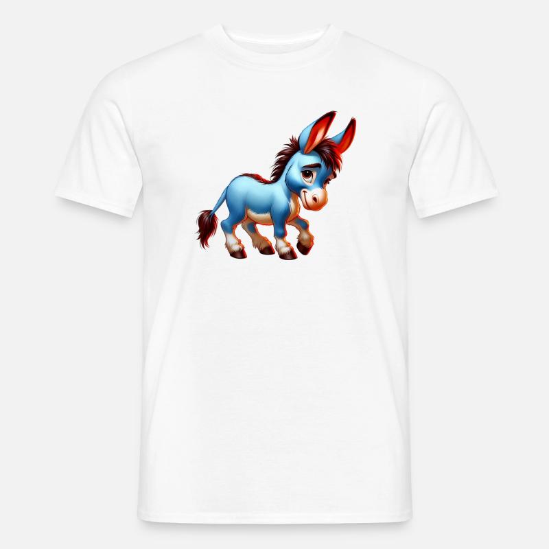 Esel-Maultier - Männer T-Shirt - Weiß