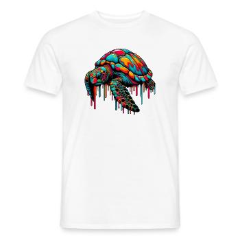 Turtle - Men's T-Shirt - white - Front - AI Model Male 178 dark (178cm)