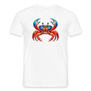 Krebs - Männer T-Shirt - Weiß - Vorne - AI Model Male 178 dark (178cm)