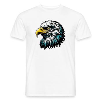 Adler - Männer T-Shirt - Weiß - Vorne - AI Model Male 178 dark (178cm)
