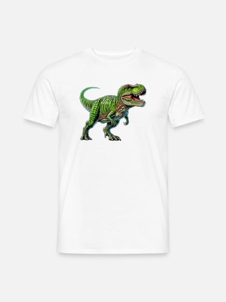Dinosaur - Men's T-Shirt - white